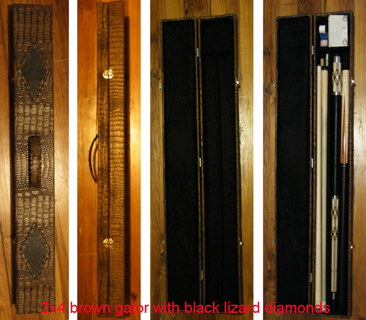 Custom Hand Made Pool Cue Cases For Sale